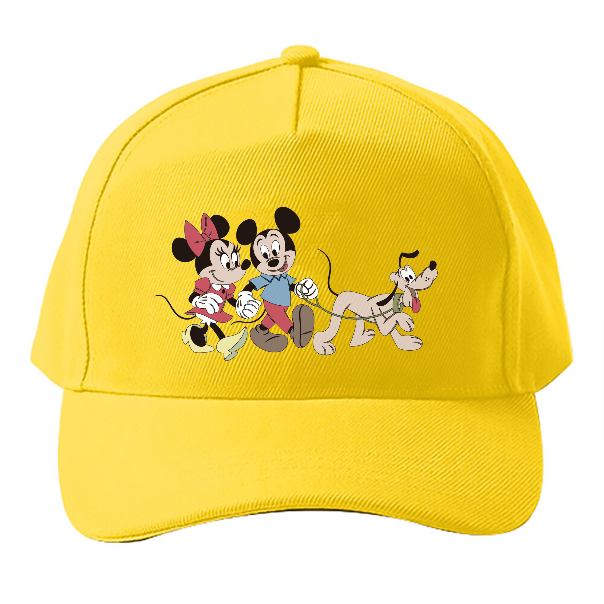 （画像用） ミッキーマウス Mickey Mouse ベースボールキャップ 綿100％ 男女兼用 帽子 スポーツ
